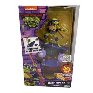 Funrise TMNT Mutant Mayhem Donnie Half Pipe RC Kids Purple Skateboard Toy New